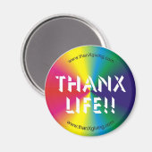 ThanX Life - Magnet (Vorderseite/Rückseite)