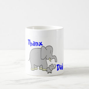 THANX VATER KAFFEE TASSE