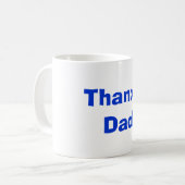 THANX, VATER KAFFEETASSE (Vorderseite Links)