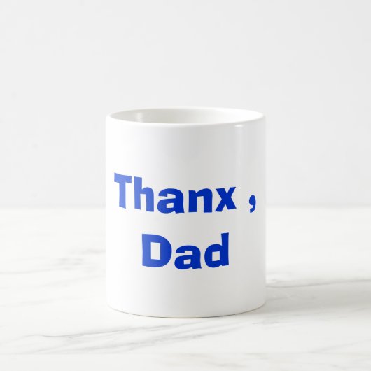 THANX, VATER KAFFEETASSE (Mittel)
