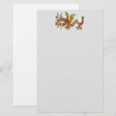 Thar Be Dragons Briefpapier (Vorne/Hinten)