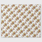 Thar Be Dragons Geschenkpapier (Flach)