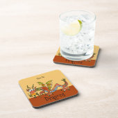 Thar Be Dragons Getränkeuntersetzer (Rechte Seite)