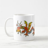 Thar Be Dragons Kaffeetasse (Links)