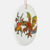 Thar Be Dragons Keramikornament (Rechts)