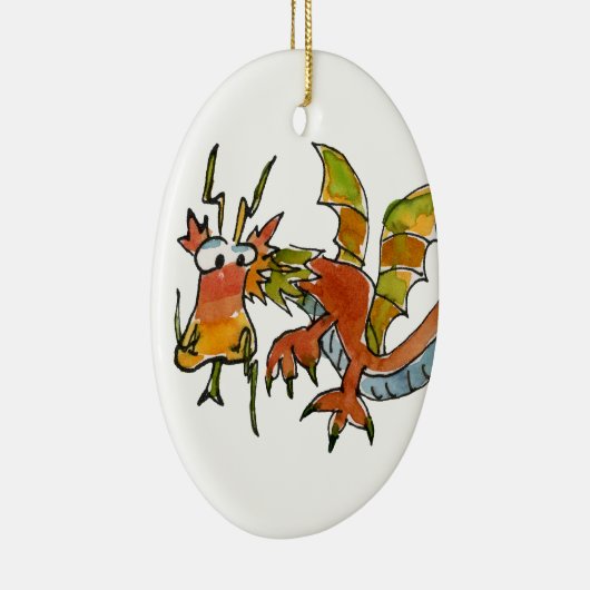 Thar Be Dragons Keramikornament (Rechts)