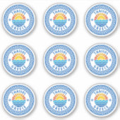 Thassos Island, Griechenland Aufkleber (Vorderseite)