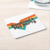 That 70s Birthday Party  Rechteckiger Pappuntersetzer (angewinkelt)