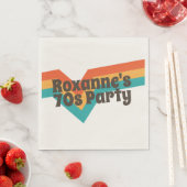 That 70s Birthday Party Serviette (Beispiel)