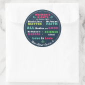 "That About Covers It" Stickers (Tasche)