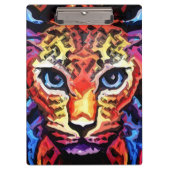 That Colorful Leopard Look  Klemmbrett (Vorderseite)