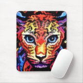 That Colorful Leopard Look  Mousepad (Mit Mouse)