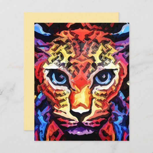 That Colorful Leopard Look Paper Sheet (Vorne/Hinten)