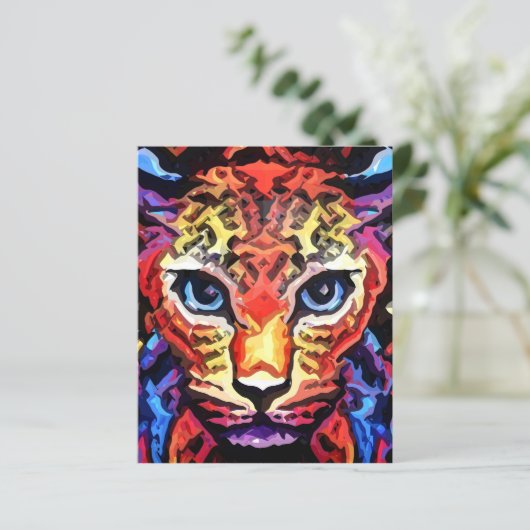 That Colorful Leopard Look Paper Sheet (Stehend Vorderseite)