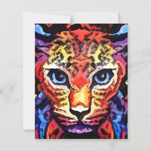 That Colorful Leopard Look Paper Sheet (Vorderseite)