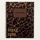 That Girl Leopard Print Planner Planer (Vorderseite)