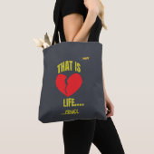 That Is Life Cruel Broken Heart Tote Bag - Edgy Gr Tasche (Von Nahem)