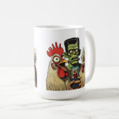 “That One Friend”Cheesy Chicken Selfies Kaffeetasse (VorderseiteRechts)