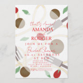 That’s Amore Italian Pasta Wedding Einladung (Vorderseite)