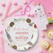 That’s Amore Italian Pasta Wedding Pappteller (Party)