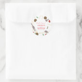 That’s Amore Italian Pasta Wedding Runder Aufkleber (Tasche)