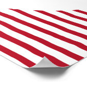 That’s Amore Red hand drawn Bridal Shower Poster (Ecke)