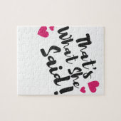 That’s What She Said” Funny– Sarcastic Humor  Puzzle (Horizontal)