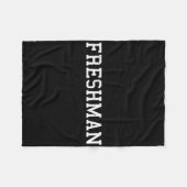 That Says Freshman Tee Print Ck To School  Fleecedecke (Vorderseite (Horizontal))