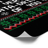 That Wasn't Very Data Driven Of You Christmas Xmas Poster (Ecke)