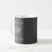 That Wasn't Very Data Driven Of You Ugly Christmas Kaffeetasse (Vorderseite Links)