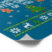 That Wasn't Very Data Driven Of You Ugly Christmas Poster (Ecke)