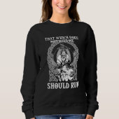 That Which does not Kill Me Should Run I Valhalla Sweatshirt (Vorderseite)