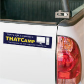 THATCamp Organisator-Autoaufkleber Autoaufkleber (Auf Lkw)