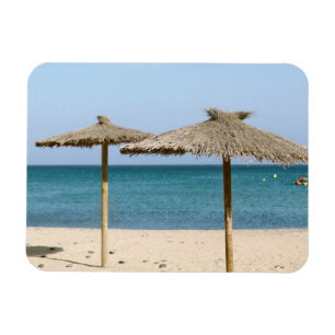 Thatch Beach Umbrellas Magnet