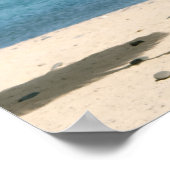 Thatch Beach Umbrellas Poster (Ecke)