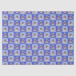 Thatch Border Terrier Patchwork-Muster Seidenpapier