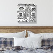 Thatch Hütte #12 Leinwanddruck (Insitu (Schlafzimmer))