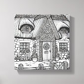 Thatch Hütte #12 Leinwanddruck (Vorderseite)