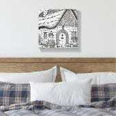 Thatch Hütte #16 Leinwanddruck (Insitu (Schlafzimmer))