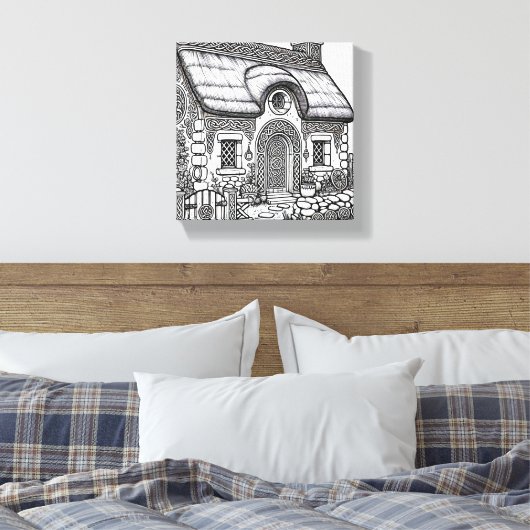 Thatch Hütte #19 Leinwanddruck (Insitu (Schlafzimmer))