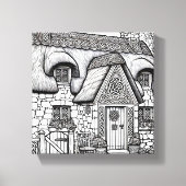 Thatch Hütte #1 Leinwanddruck (Vorderseite)