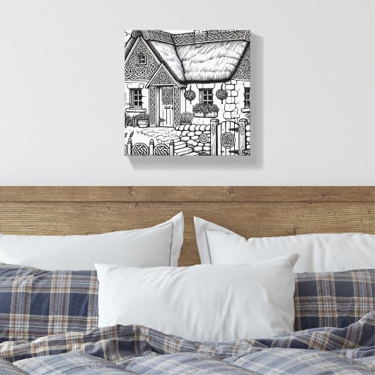 Thatch Hütte #2 Leinwanddruck (Insitu (Schlafzimmer))