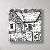 Thatch Hütte #2 Leinwanddruck (Vorderseite)