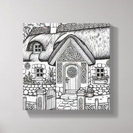 Thatch Hütte #35 Leinwanddruck