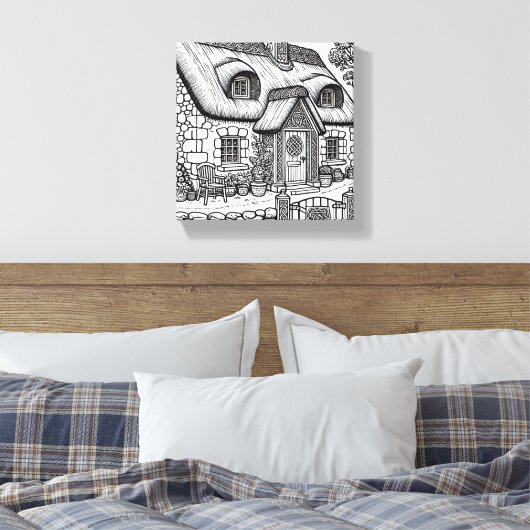 Thatch Hütte #36 Leinwanddruck (Insitu (Schlafzimmer))