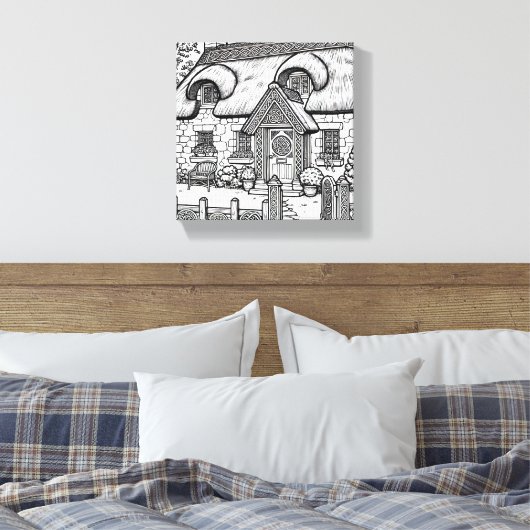 Thatch Hütte #40 Leinwanddruck (Insitu (Schlafzimmer))