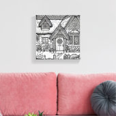 Thatch Hütte #42 Leinwanddruck (Insitu (Wohnzimmer))