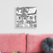 Thatch Hütte #46 Leinwanddruck (Insitu (Wohnzimmer))