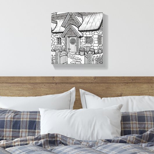 Thatch Hütte #46 Leinwanddruck (Insitu (Schlafzimmer))
