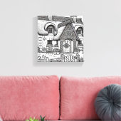 Thatch Hütte #47 Leinwanddruck (Insitu (Wohnzimmer))